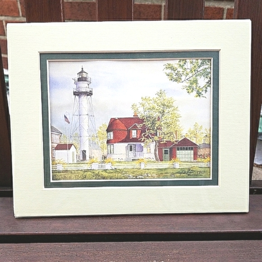 Harbour Lights Coney Island NY Lighthouse Print